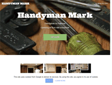 Tablet Screenshot of handyman-mark.com